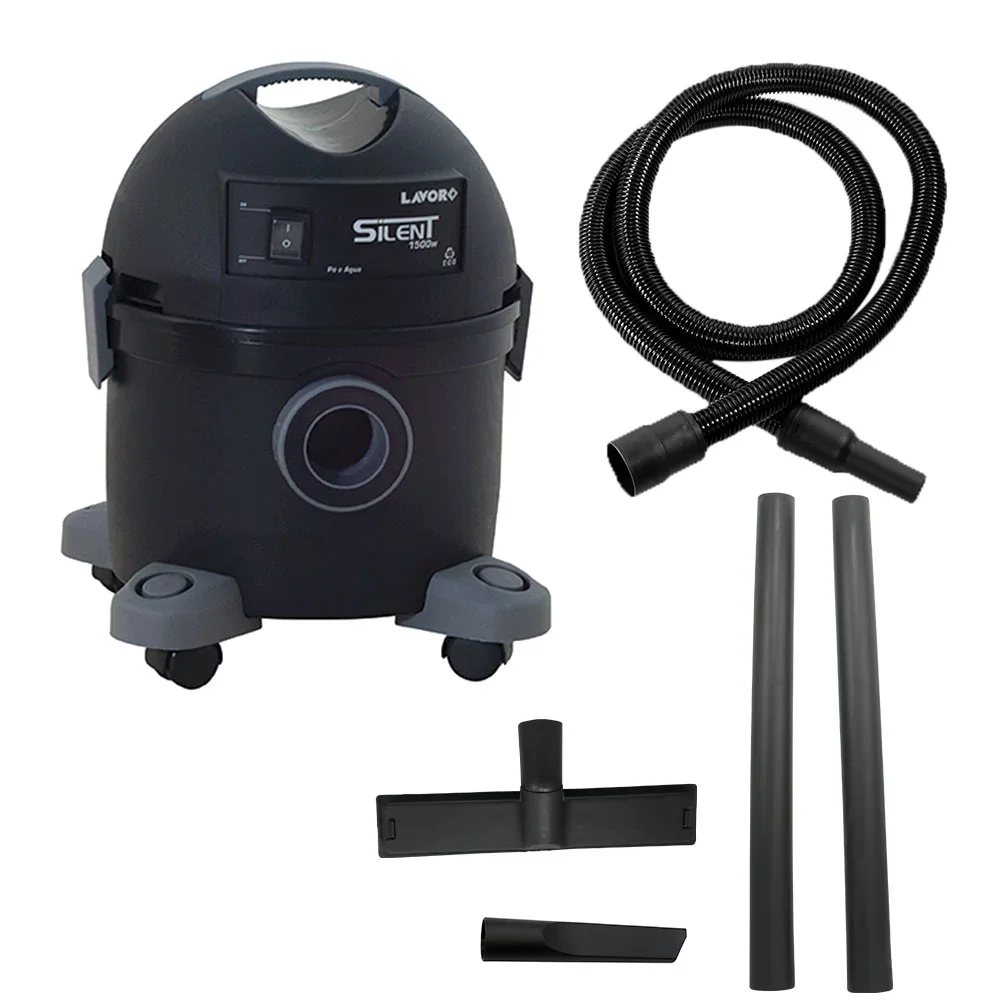 Aspirador de Pó e Líquidos Silent 12 Litros 1500W - LAVOR-B82010068