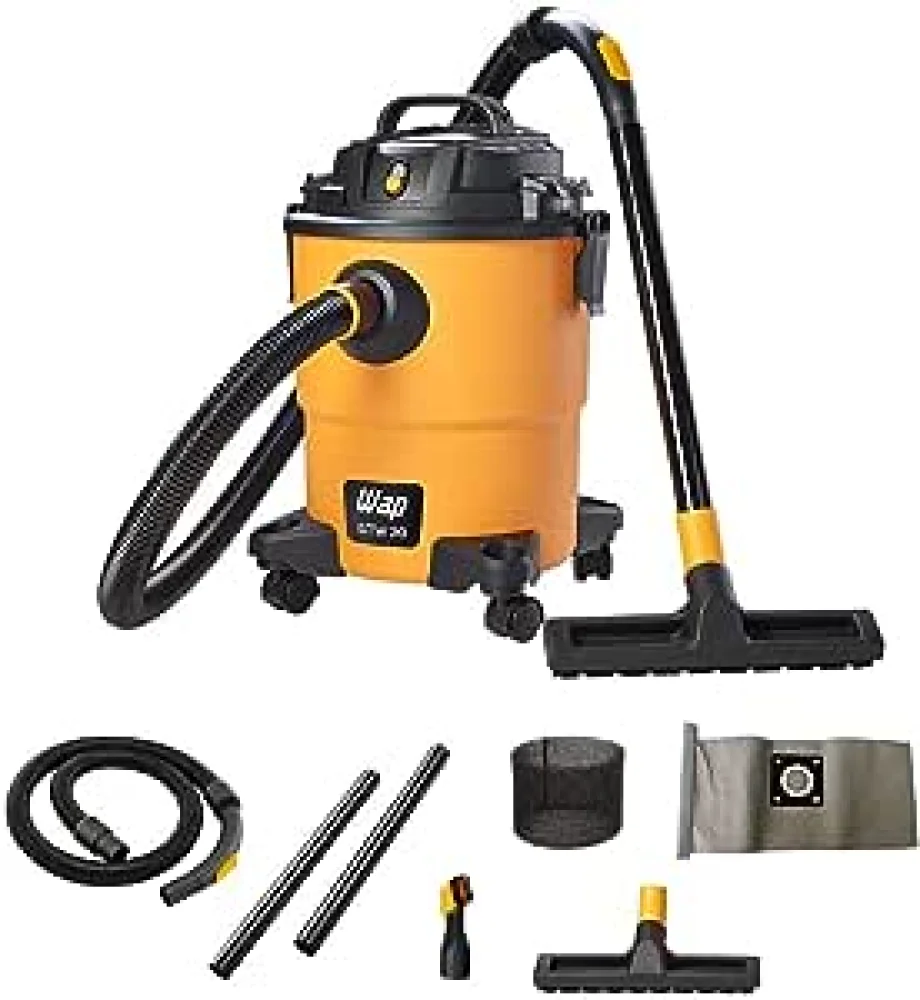 Aspirador de Pó e Água 20L WAP GTW 20 127V, Amarelo com Preto