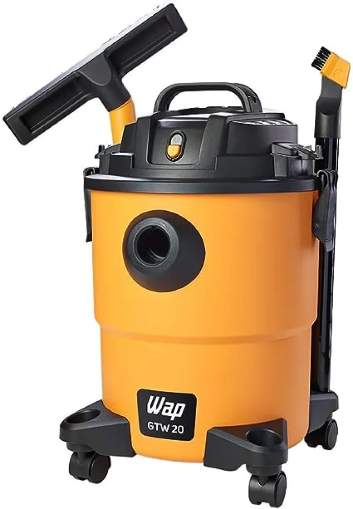 Aspirador de Pó e Água 20L WAP GTW 20 127V, Amarelo com Preto