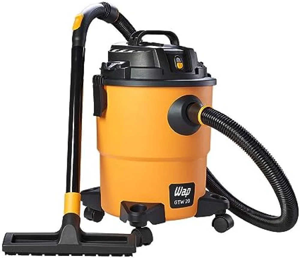 Aspirador de Pó e Água 20L WAP GTW 20 127V, Amarelo com Preto