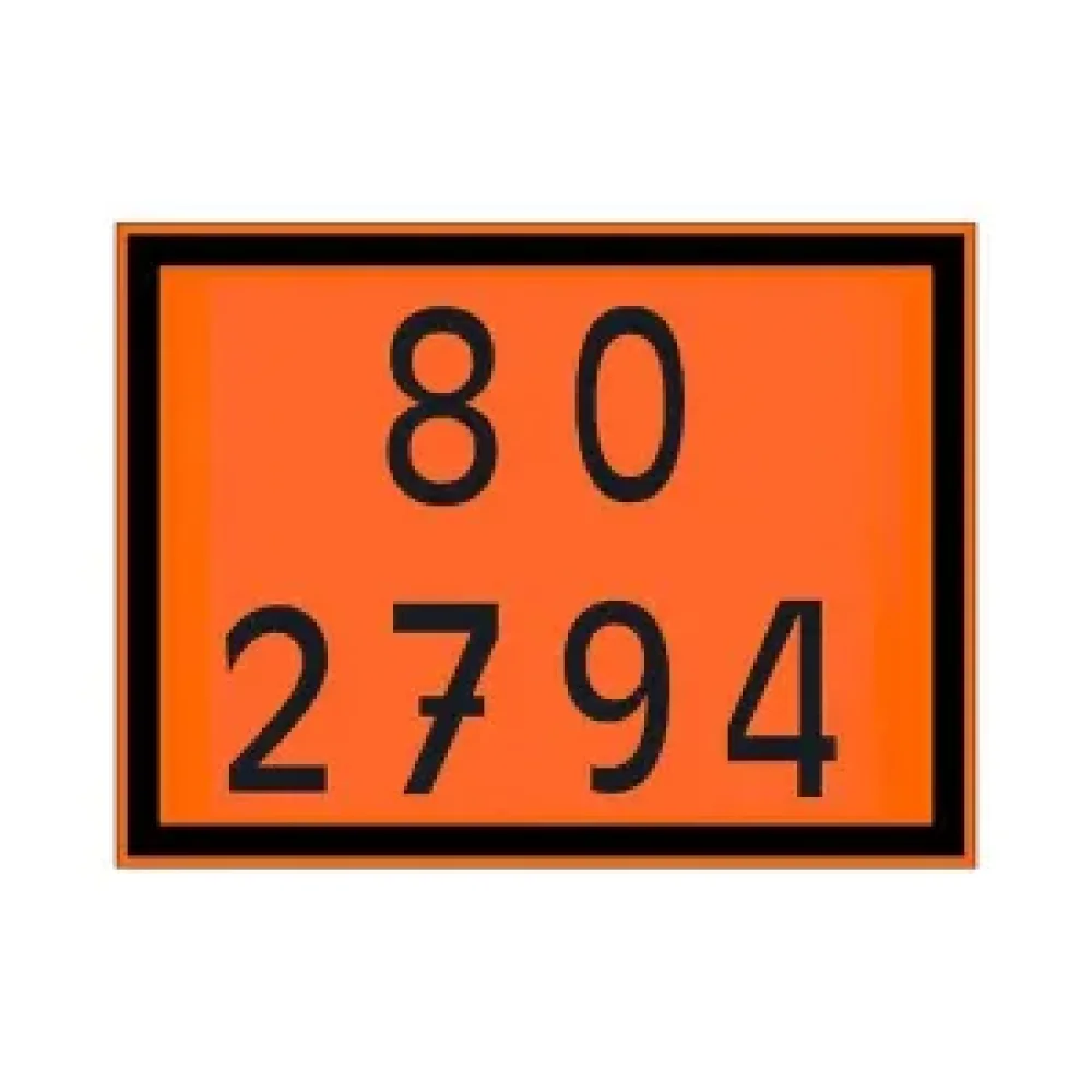 Placa Numerologia 30x40 - 80 2794