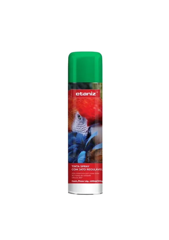 Tinta Spray Uso Geral Verde 400ml - Etaniz