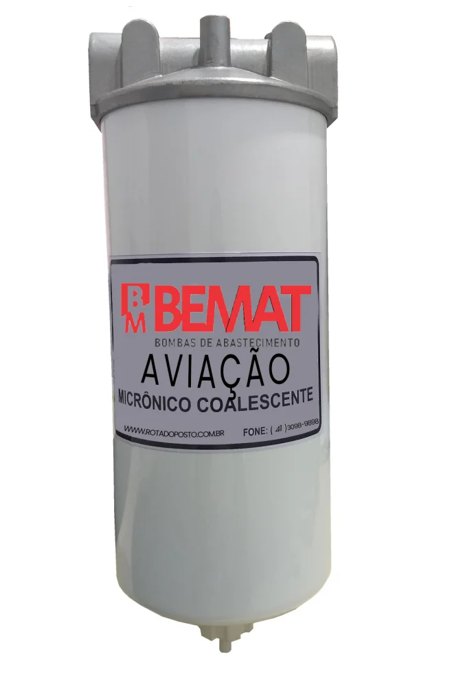 Filtro Coalescente Para Gasolina de Aviação- Querosene