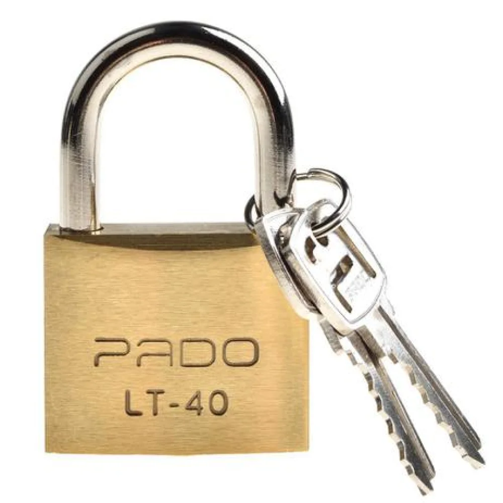 Cadeado Tradicional em Latão - Lt 40