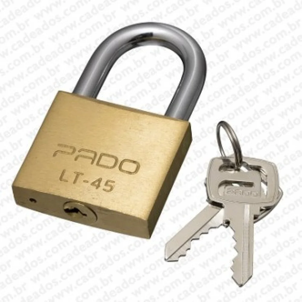 Cadeado Tradicional Latão Lt 45Mm