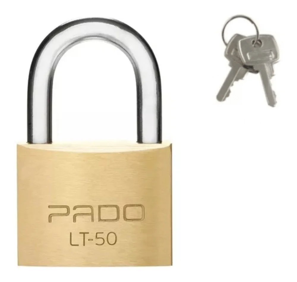 Cadeado Tradicional Latão Lt 50Mm