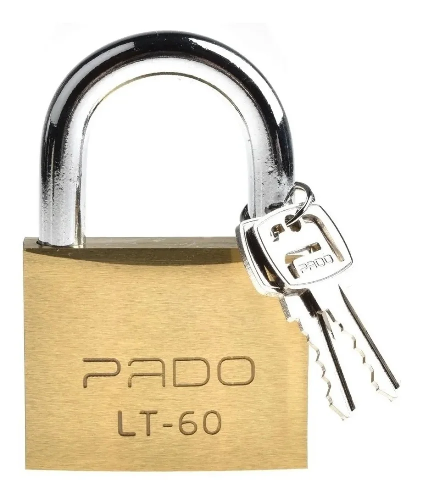 Cadeado Tradicional Latão Lt 60Mm