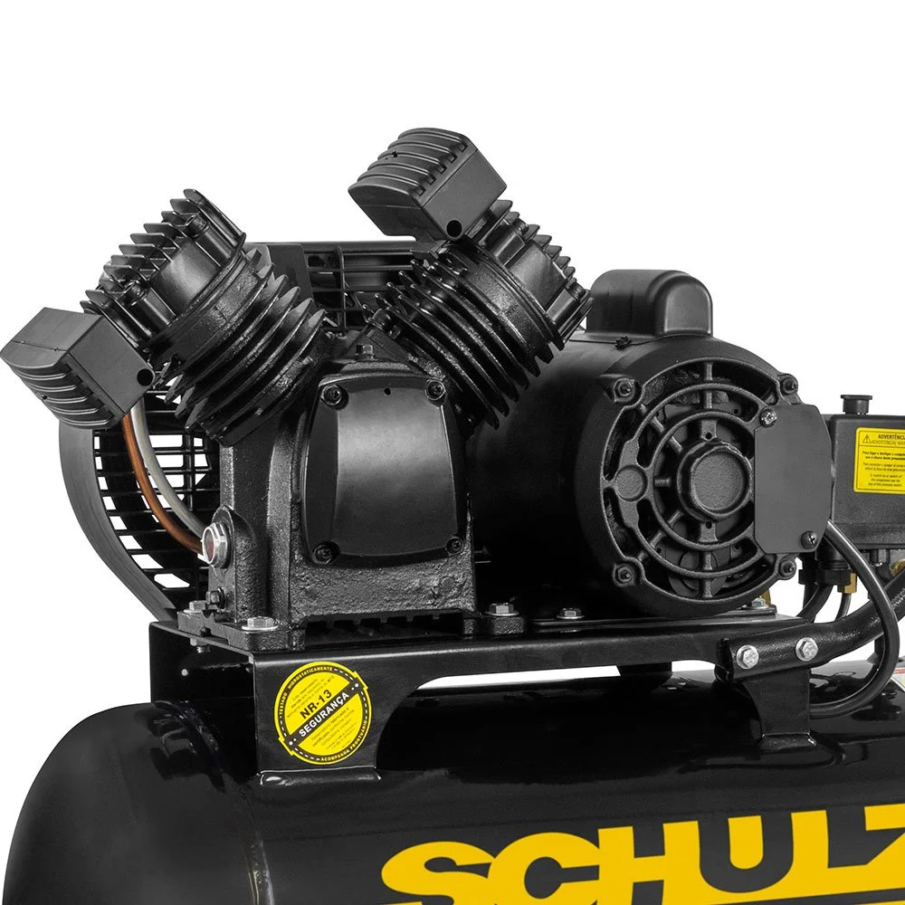 Compressor de Ar Portátil 10 Pés 50L 2HP 140 PSI 110V SCHULZ-CSV10PRO/50