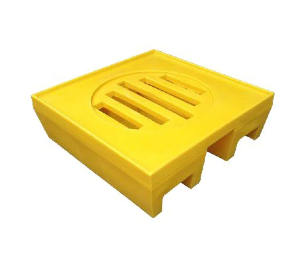 Pallet de Contenção de Vazamentos 100L para Tambor Capacidade até 250Kg