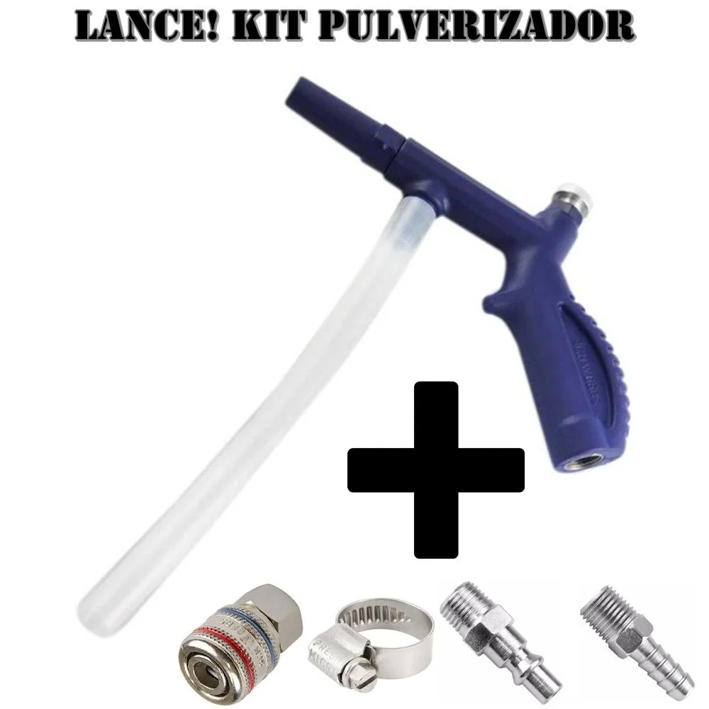 Pulverizador de Ar Bico Schweers Pl 02 C/ Kit Engate Rapido