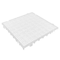 Piso Plástico 500X500Mm Azul Branco Piso Plástico 500X500Mm Azul Branco