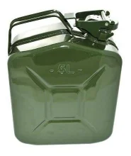 Galão de Metal Militar 5 Litros Chapa de 0,6Mm