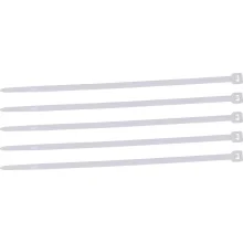 Abraçadeira Nylon 2,5mm x 150mm Branca Kala 100 Peças