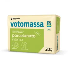 Argamassa Porcelanato Interno Cinza 20Kg Votorantim