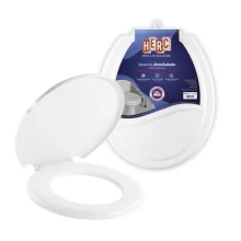 Assento Sanitário Almofadado Prime Branco Herc