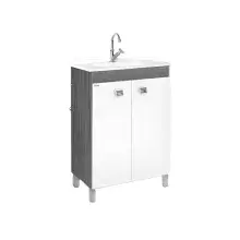 BALCAO ECONOMICO C/PE 60CM BRANCO/ETNA - FABRIBAM