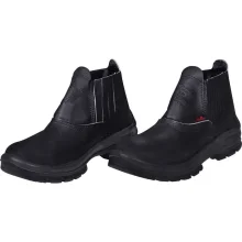 Botina Couro Bidensidade Elástico Biqueira N44 Worker