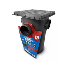 Caixa de Gordura Reforçada com Alça e Cesto Removível 18L Plastilit