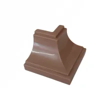 Canto Externo para Forro Pvc Meia Cana Imbuia