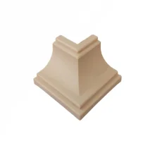 Canto Externo para Forro Pvc Meia Cana Nogueira