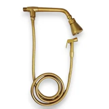 Chuveiro com Ducha Desviador Manual Dourada R1995 Real