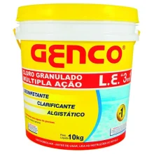 Cloro Granulado 10kg Múltipla Ação 3 em 1 Genco Cloro Granulado 10kg Múltipla Ação 3 em 1 Genco