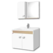 Conjunto Ecco Suspenso 60cm Branco Fabribam