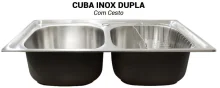 Cuba Gourmet Dupla Cozinha Inox C/acessórios Super Metais