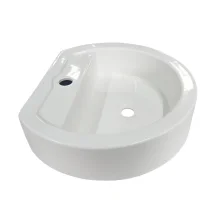 Cuba Semi Redonda Branca de Cerâmica Fabribam