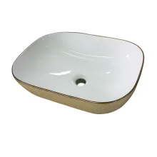 Cuba Sobrepor de Cerâmica Milano Dourada Eval