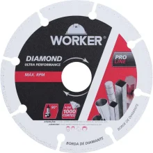Disco Corte Diamantado para Metais 115mm Furo 7/8" Worker