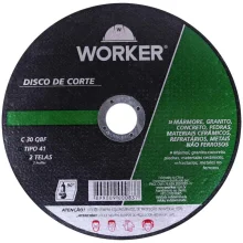 Disco de Corte Refratário 4.1/2"X1/8" x 22,2mm Worker