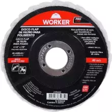 Disco de Feltro para Polimento 4.1/2"x7/8" 13300rpm Worker