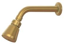 Ducha Articulada Dourada Metal Cromada Real/Delta