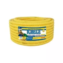 Eletroduto Corrugado 1/2"mm 25 Metros Amarelo Plastilit