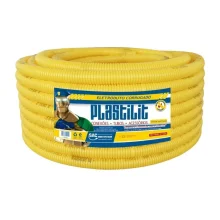 Eletroduto Mangueira Corrugada 3/4 25Mm 50M Amarela Plastilit