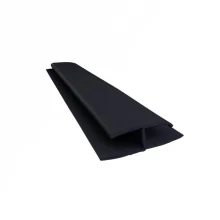 Emenda para Forro Pvc Tipo H 6M Preto Fortplast