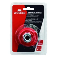 Escova Copo Ondulada 3 M14 Worker