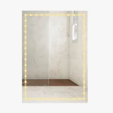 Espelho Com Led MR50S-80 Nº1 Retangular Touch 3 em 1 Pettra