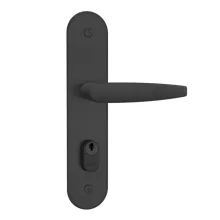 Fechadura Externa 804/33 Com Espelho Preto Fosco G-Stam