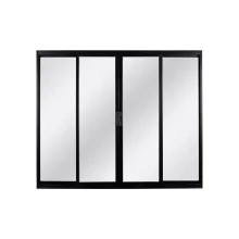 Janela Alumínio 5210 4 folhas 1.00x1.20 Preta Reli