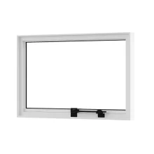 Janela Alumínio Maxin Ar Vidro Mini boreal Branco 60x40 Reli