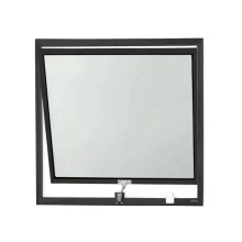 Janela Alumínio Maxin Ar Vidro Mini boreal Preta 60x60 Reli