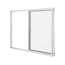 Janela de Alumínio 2 Folhas 100x100 Branca Reli