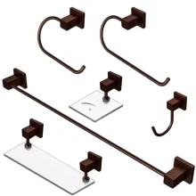 Kit Banheiro Square Luxo Corten Delta Real