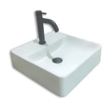 Cuba + Torneira + Válvula de Click Kit Black & White