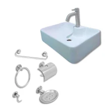 Cuba + Torneira + Acessórios Kit Essentials