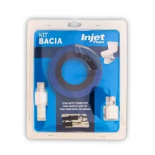 Kit para Bacia Sanitária com Mangueira, Anel e Parafusos Injetplast