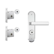 Kit Residencial 1 Fechadura de Centro + 2 Travas de Segurança Stam