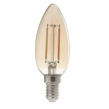 Lâmpada Vela Lisa Filamento E14 2200k Nitrolux